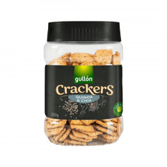 GULLON Crackers kinoa ja chia seemnetega 250g