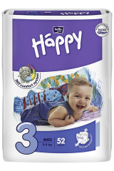 HÕPPY Teipmähkmed 5-9 kg 52pcs