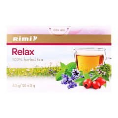 RIMI Žolelių arbata RIMI RELAX, 20x2 g 20pcs