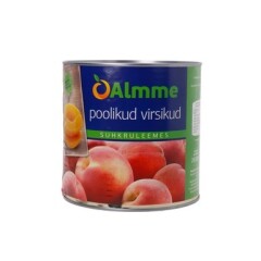 ALMME Poolikud virsikud kerges siirupis 2,6kg