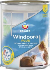 ESKARO Veepõhine akna- ja uksevärv Windoora Plus Eskaro 0.9L valge baas 0,9l
