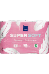 RAINBOW Tualettpaber Super Soft, 3-kihiline 6pcs