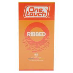ONE TOUCH Prezervatyvai ONE TOUCH RIBBED, 12 vnt. 12pcs