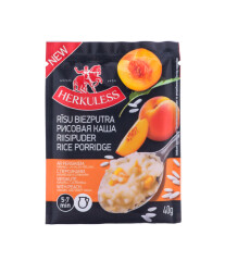 HERKULESS Instant ricemeal with peach/cream/carame 0,04kg