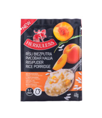 HERKULESS Herkuless Riisipuder virsiku-karamelli-koore 0,04kg