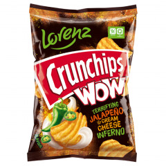 LORENZ Crunchips WOW Jalapeno & Cream Cheese 110g