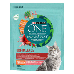 PURINA ONE KUIVT.KASSILE LÖHE Dual Nat.Cranberry Ster. 750g