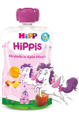 HIPP Ekot.obuolių, gelt.slyvų ir persikų tyrelė HIPP nuo 12 men. 100g