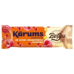 KARUMS Curd snack in white Belgian chocolate coating with raspberry-pomegranate filling 38g