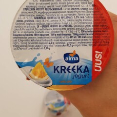 ALMA Alma grieķu jogurts ar apelsīnu 370g 370g