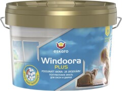 ESKARO Veepõhine akna- ja uksevärv Windoora Plus Eskaro 2.7L valge baas 2,7l