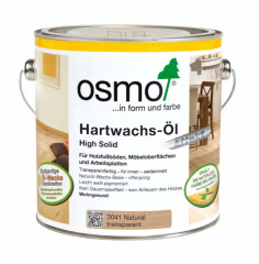 OSMO Medienos aliejus su vašku OSMO HARDWAX NATURAL EFFECT 3041, bespalvis 2,5l