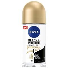 NIVEA Rulldeodorant Black&White Silky Smooth naistele 50ml