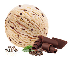 HORECA CLASSIC coffee dairy ice cream with Vana Tallinn liqueur and chocolate chips 5l/2,25kg 2,25kg