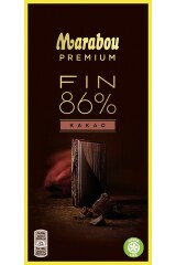 MARABOU Premium tume šokolaad 86% 100g