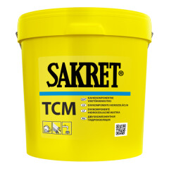 SAKRET Dviejų komponentų hidroizoliacija SAKRET TCM, 17,5 kg 17,5kg