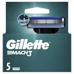 GILLETTE Kasetes skuvekļiem Mach 3 5pcs