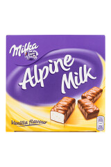 MILKA Vanilės skonio šokoladiniai saldainiai MILKA ALPINE MILK 0,33kg