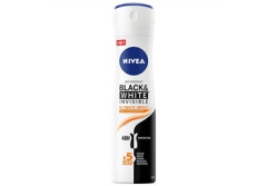 NIVEA BLACK WHITE INVISIBLE ULTIMATE IMPACT 5IN1 spreideodorant 150ml
