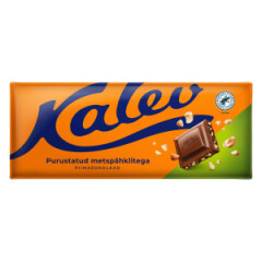 KALEV Kalev milk chocolate with crushed hazelnuts 200g