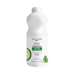 BYPHASSE Šampūnas normaliems ir riebiems plaukams GREEN 750ml