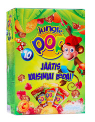 JUNGLE POP Ice Lollies Gamily Pack 10x62ml 620ml