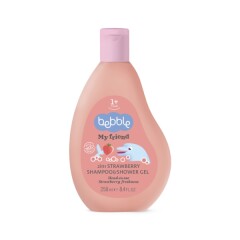 BEBBLE 2in1 Šampoon ja dušigeel lastele (maasikalõhnaline), 250ml, Bebble 250ml