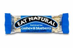 EAT NATURAL Batoon India pähklite, mustikate ning jogurtiglasuuriga 45g