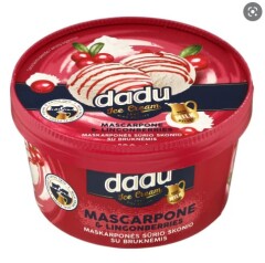 DADU Mascarpone jäätis jõhvika 800ml