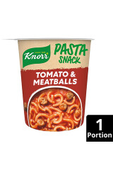 KNORR Pasta Snack Pot tomati & lihapallidega 63g