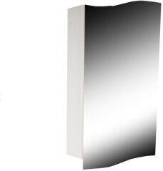 AQUALI Vonios spintelė AQUALINE 42, su veidrodžiu, pakab., 42 x 16 x 78 cm 1pcs