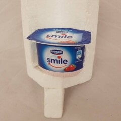 SMILE (DANONE) Jogurtas su braškėmis Smile,115g 115g