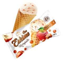 ONU ESKIMO ONU ESKIMO Cream ice cream with apple jelly pieces 200ml/100g 0,1kg