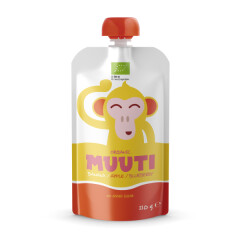 MUUTI Organic banana-apple-blueberry puree 110g