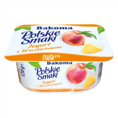 BAKOMA jogurtidessert virsiku 130g