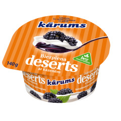 KARUMS Curd dessert with blackberries 140g