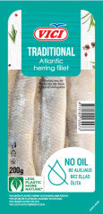 VICI Atlantic herring fillet without oil 0,2kg