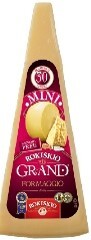 VANILLA Hard chees "Rokiškio GRAND" 37%, aged 30 months, 100 g 100g