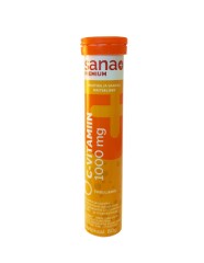 SANA+ Effervescent tablets, C-vitamin 1000mg 80g