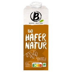 BERIEF Organic oat drink natural BERIEF, 8x1l - LT-EKO-001 1l