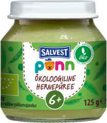 PÕNN Ökoloogiline Hernepüree 125 g 6+ 125g