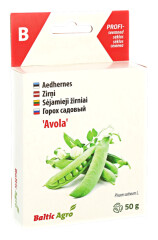 BALTIC AGRO Garden Pea Seeds 'Avola' Estonian variety 50 g 1pcs