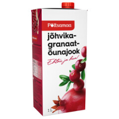 PÕLTSAMAA Põltsamaa Cranberry and Pomegranate Drink 1l