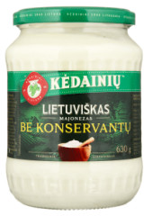 KEDAINIU LIETUVIŠKAS majonezas, be konservantų, 61% 630g