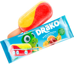 DRAKO Maasika-puuviljasorbett 0,09kg