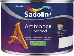 SADOLIN Sienų dažai ambiance diamond, bw bazė, baltos sp., matiniai 0,5l