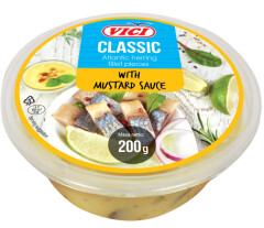 VICI Herring fillet pieces with mustard sauc 0,2kg