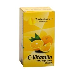 TERVISEPÜRAMIID C-Vitamiin 1000mg kapslid 60pcs