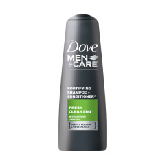 DOVE MEN Šampoon ja palsam Fresh Clean 2in1 250ml 250ml
