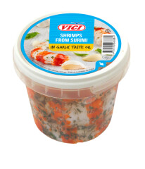 VICI Surimi shrimps, in garlic taste oil 0,32kg
